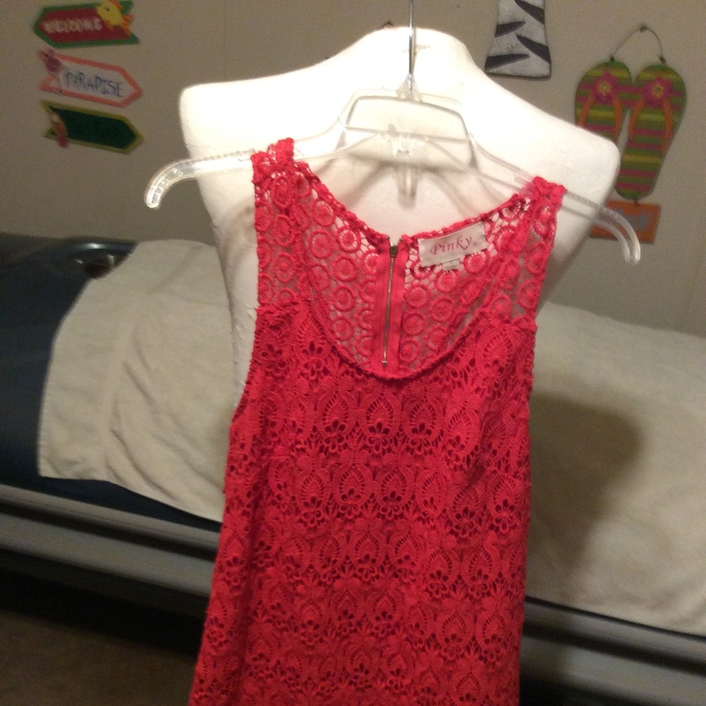 Pinky size small dress